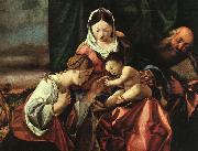 Lorenzo Lotto The Mystic Marriage of St. Catherine USA oil painting artist